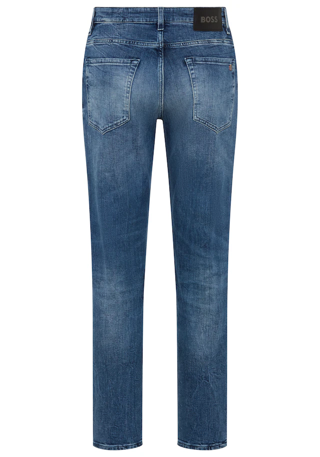 BOSS ORANGE 5-Pocket-Jeans »RE.MAINE« Regular Fit, Baumwoll-Mix, used washed