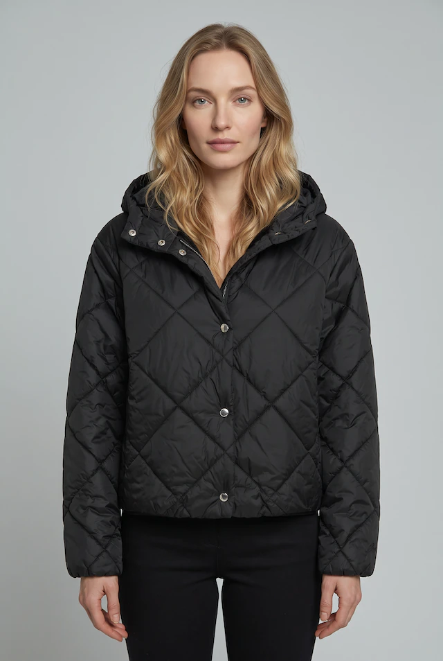 BOSS ORANGE Steppjacke »Pikona Premium Damenmode« mit Kapuze mit Kapuze, Regular Fit