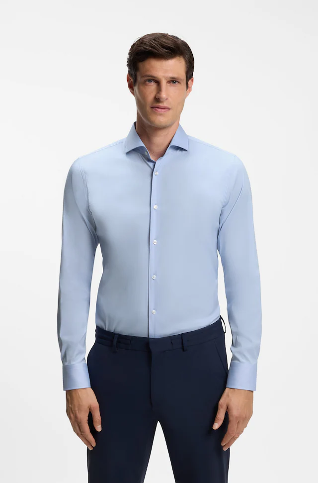 BOSS Businesshemd Slim-Fit, Stretch-Baumwollmix, bügelleicht