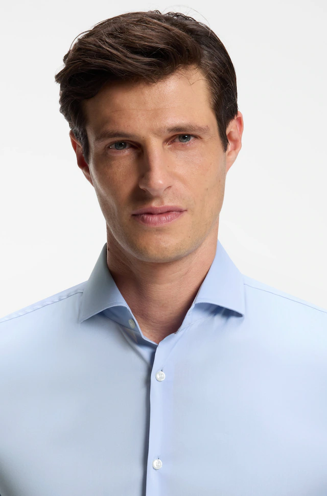 BOSS Businesshemd Slim-Fit, Stretch-Baumwollmix, bügelleicht