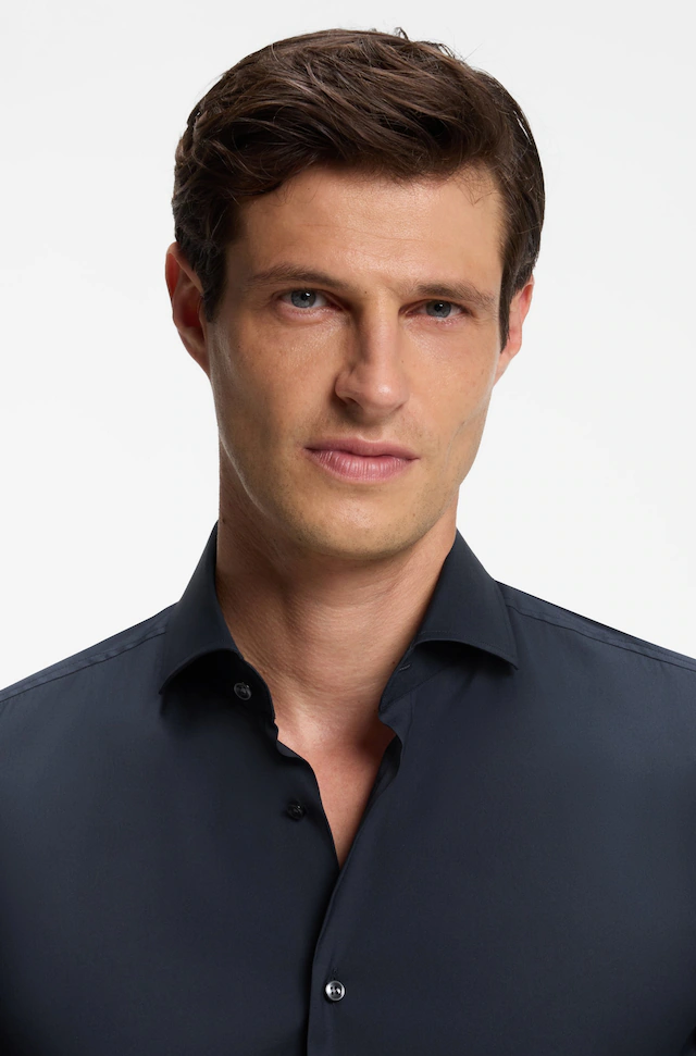 BOSS Businesshemd Slim-Fit, Stretch-Baumwollmix, bügelleicht