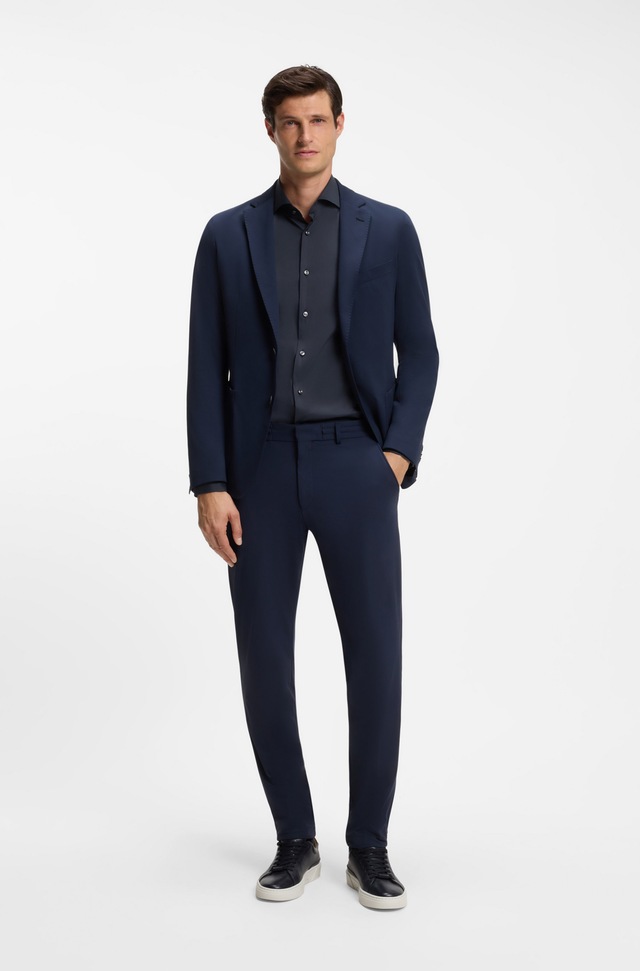 BOSS Businesshemd Slim-Fit, Stretch-Baumwollmix, bügelleicht