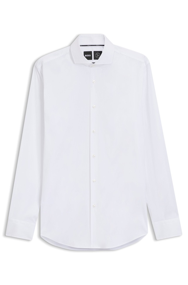 BOSS Businesshemd Slim-Fit, Stretch-Baumwollmix, bügelleicht