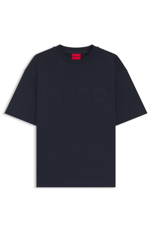 HUGO T-Shirt »Dinkee« Oversized-Fit, reine Baumwolle, Logo-Druck