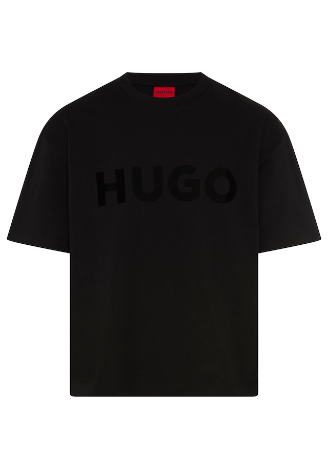 HUGO T-Shirt »Dinkee« Oversized-Fit, reine Baumwolle, Logo-Druck