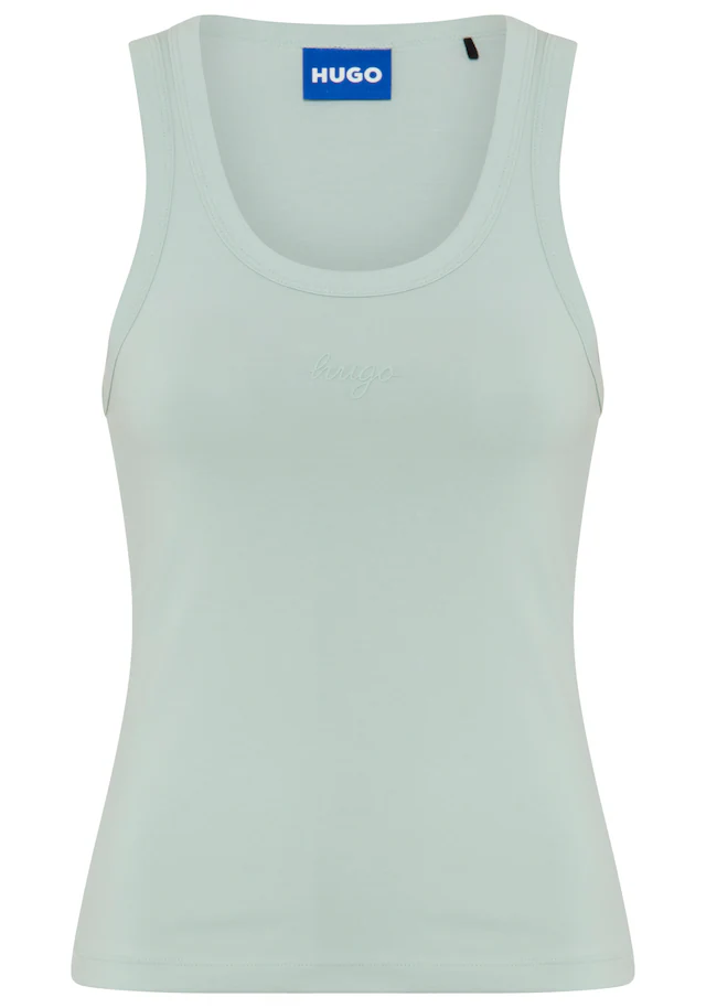 HUGO Tanktop »Damatank« aus Stretch-Baumwolle, Extra Slim Fit
