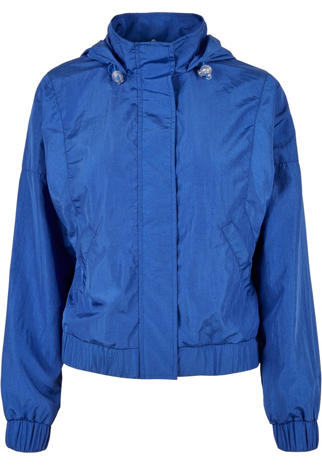 URBAN CLASSICS Langmantel »Urban Classics Damen Ladies Oversized Shiny Crinkle Nylon Jacket«