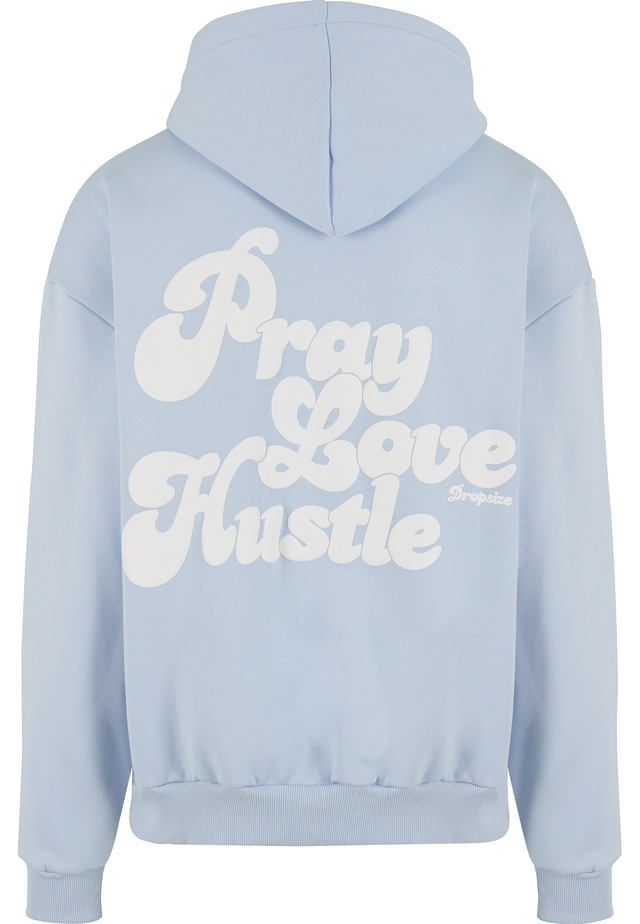 Dropsize Kapuzenpullover »Dropsize Herren Dropsize Heavy Oversize Pray Love Hustle Hoodie« 1 Stk.