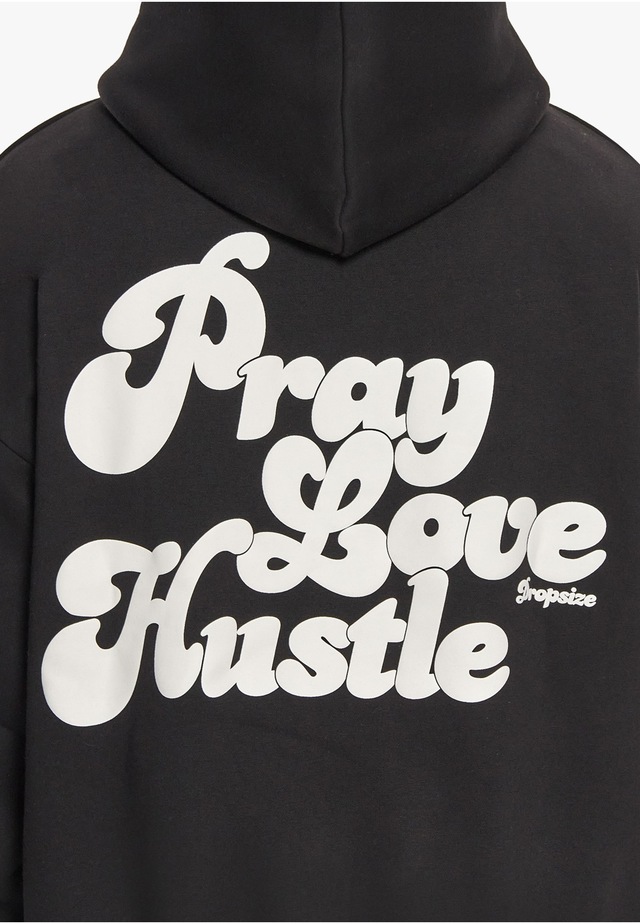 Dropsize Kapuzenpullover »Dropsize Herren Dropsize Heavy Oversize Pray Love Hustle Hoodie« 1 Stk.
