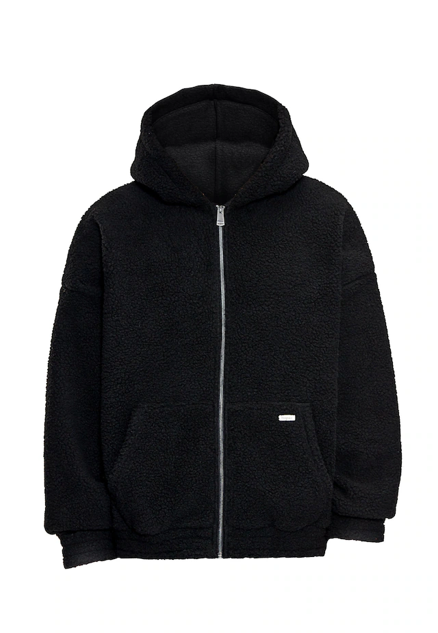 Dropsize Sweatjacke »Dropsize TEDDY ZIPPER«