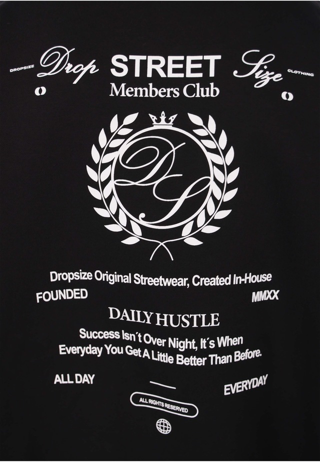 Dropsize Kapuzenpullover »Dropsize HEAVY OVERSIZE MEMBERS CLUB HOODIE« 1 Stk.