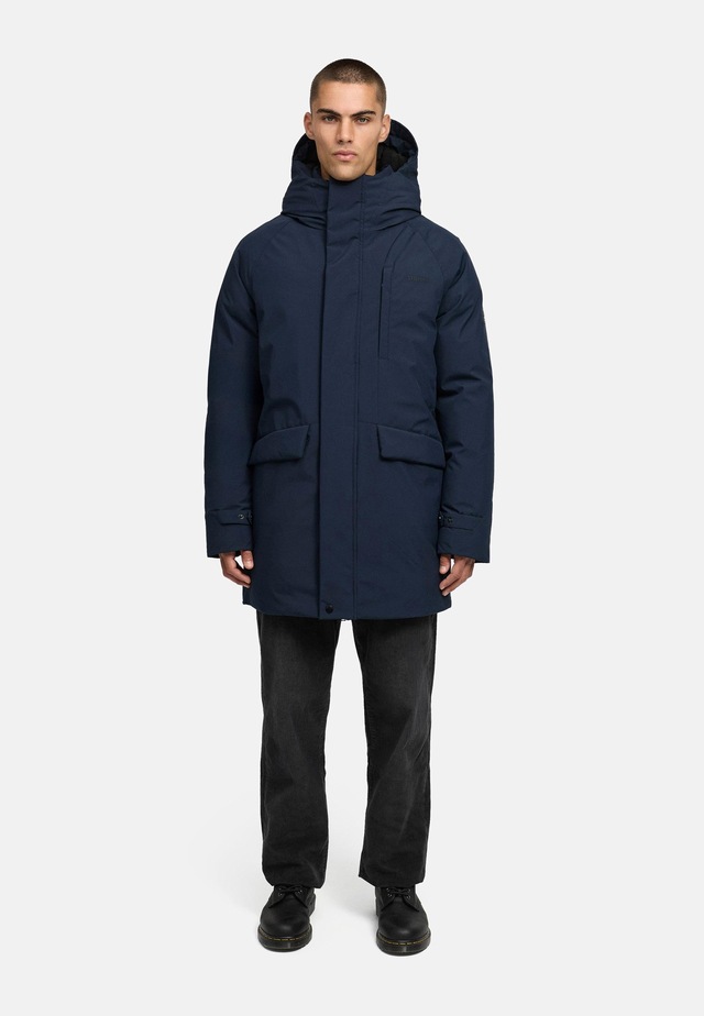 Stone Harbour Wintermantel »Emriis XX« Warmer Herren Mantel mit Magnet-Knöpfen