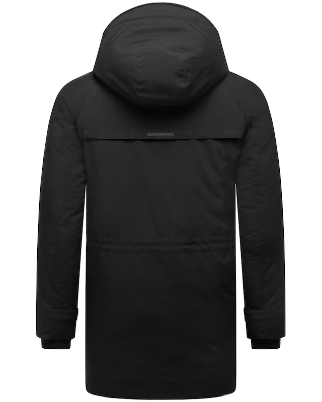 Stone Harbour Wintermantel »Emriis XX« Warmer Herren Mantel mit Magnet-Knöpfen