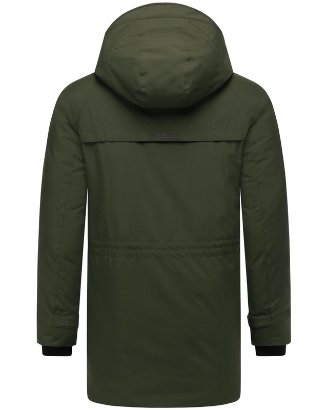 Stone Harbour Wintermantel »Emriis XX« Warmer Herren Mantel mit Magnet-Knöpfen