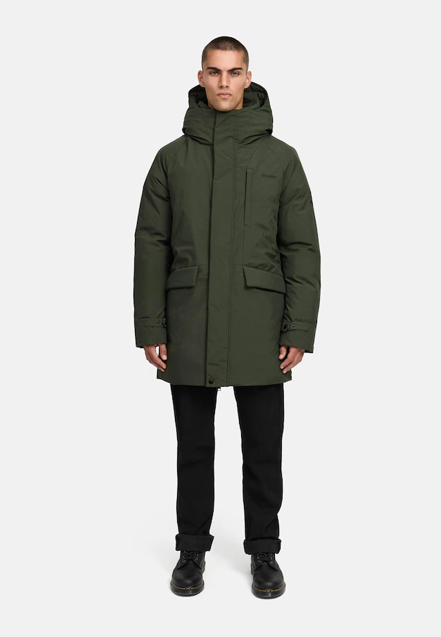 Stone Harbour Wintermantel »Emriis XX« Warmer Herren Mantel mit Magnet-Knöpfen
