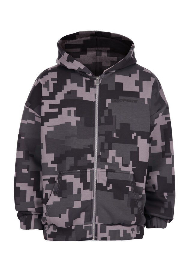 Dropsize Sweatjacke »Dropsize CAMO ZIPPER«