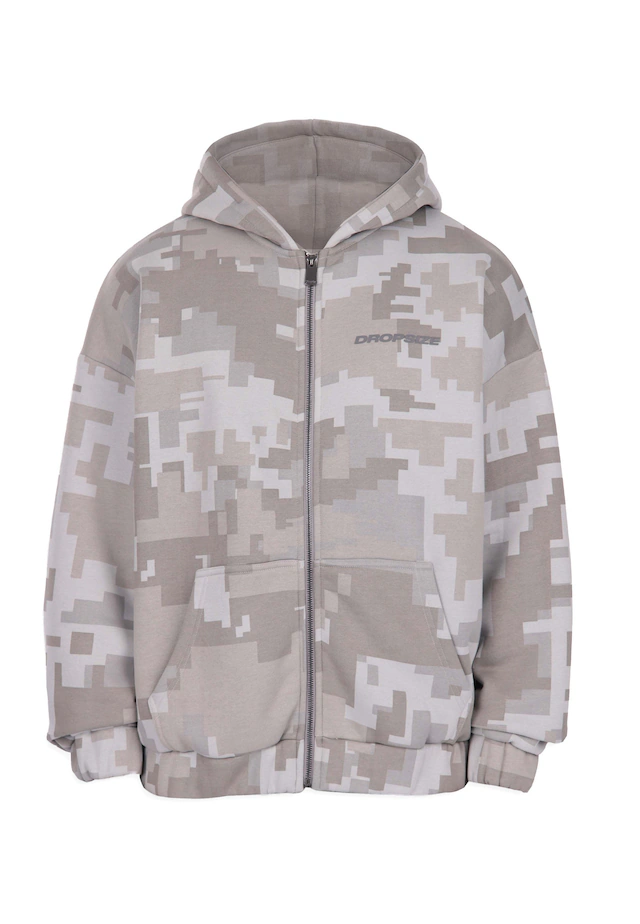 Dropsize Sweatjacke »Dropsize CAMO ZIPPER«