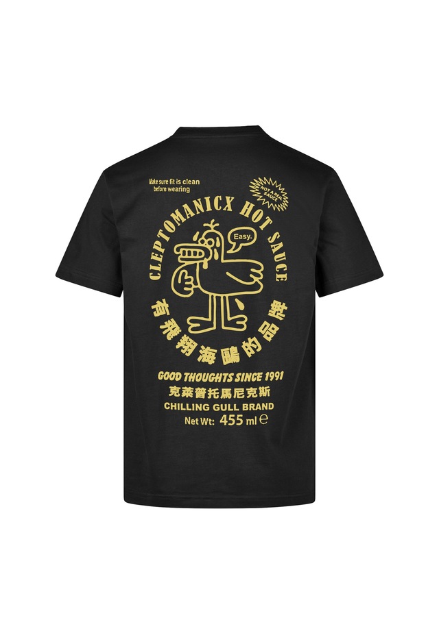 Cleptomanicx T-Shirt mit großem Rückenprint