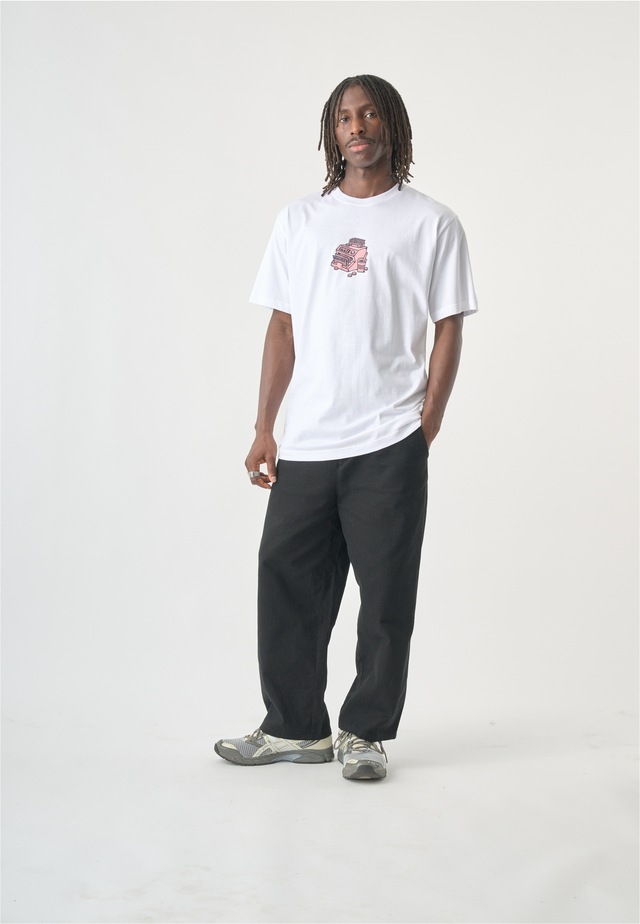 Cleptomanicx T-Shirt mit coolem Front- und Rückenprint