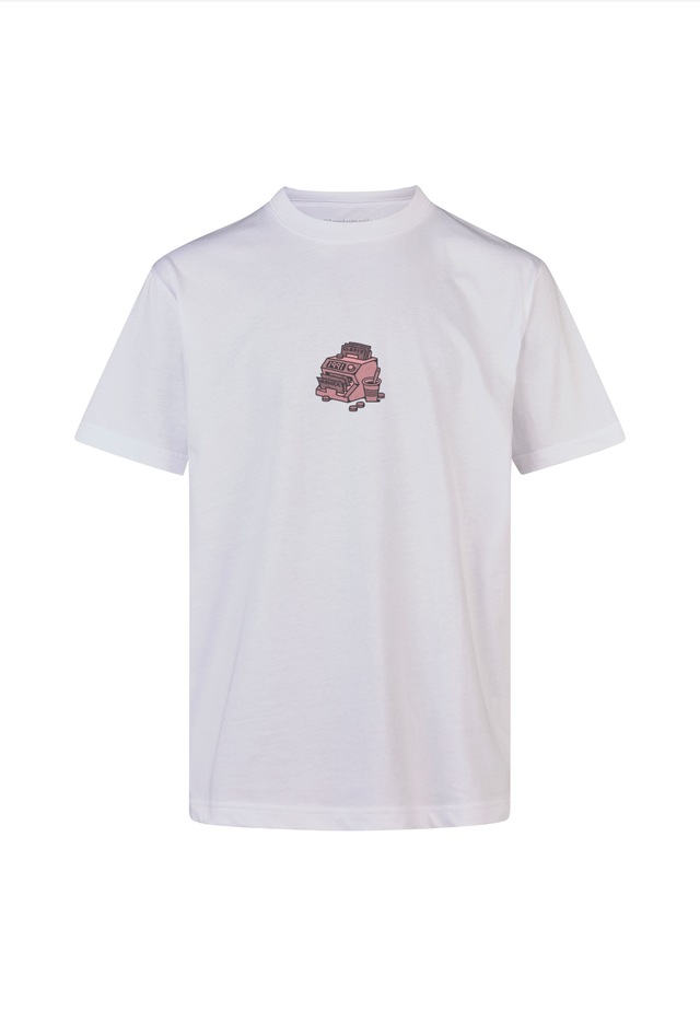 Cleptomanicx T-Shirt mit coolem Front- und Rückenprint