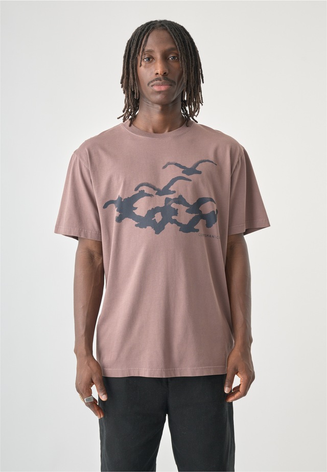 Cleptomanicx T-Shirt mit coolem Frontprint