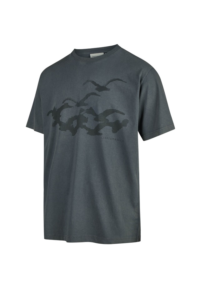 Cleptomanicx T-Shirt mit coolem Frontprint