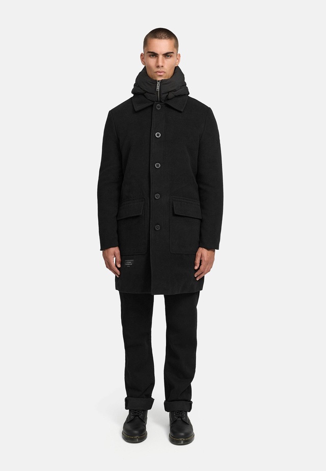 Stone Harbour Trenchcoat »Thiagoo XX« Kurzmantel in Wollmantel-Optik mit herausnehmbaren Inlay