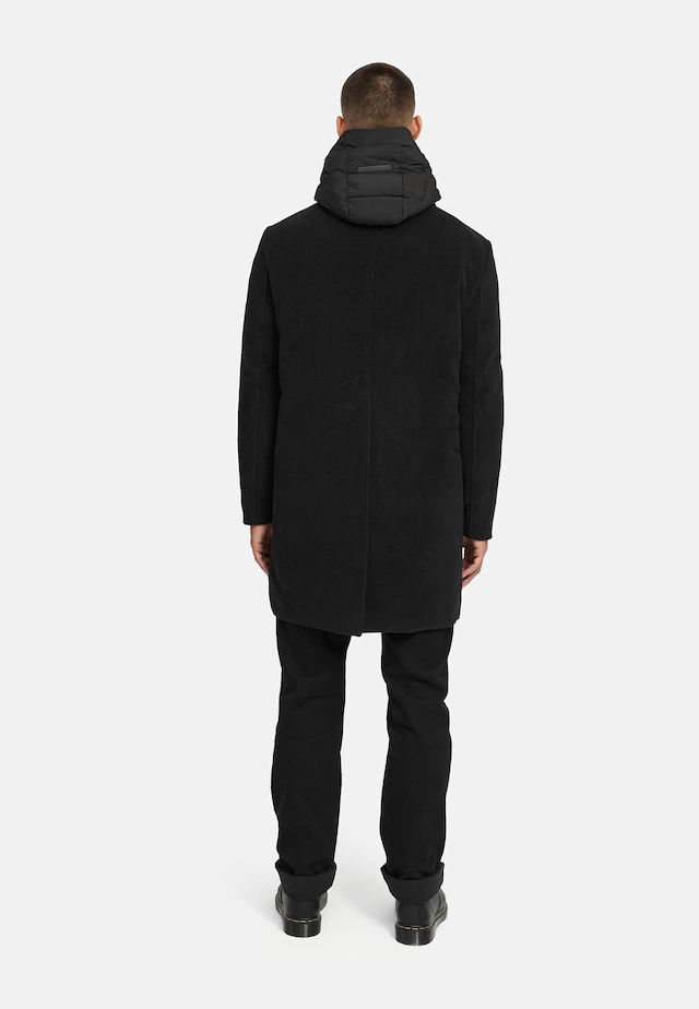 Stone Harbour Trenchcoat »Thiagoo XX« Kurzmantel in Wollmantel-Optik mit herausnehmbaren Inlay