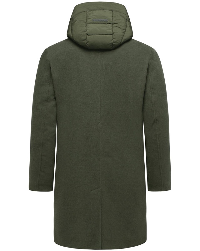 Stone Harbour Trenchcoat »Thiagoo XX« Kurzmantel in Wollmantel-Optik mit herausnehmbaren Inlay