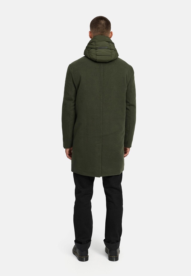 Stone Harbour Trenchcoat »Thiagoo XX« Kurzmantel in Wollmantel-Optik mit herausnehmbaren Inlay
