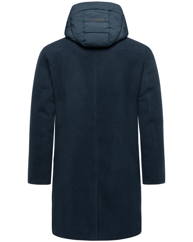 Stone Harbour Trenchcoat »Thiagoo XX« Kurzmantel in Wollmantel-Optik mit herausnehmbaren Inlay