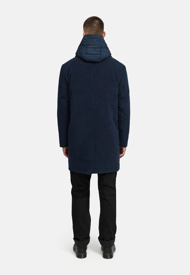 Stone Harbour Trenchcoat »Thiagoo XX« Kurzmantel in Wollmantel-Optik mit herausnehmbaren Inlay