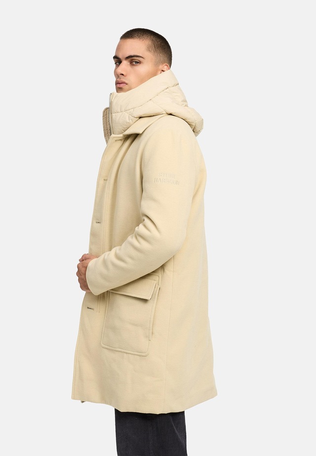 Stone Harbour Trenchcoat »Thiagoo XX« Kurzmantel in Wollmantel-Optik mit herausnehmbaren Inlay