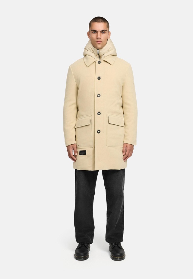 Stone Harbour Trenchcoat »Thiagoo XX« Kurzmantel in Wollmantel-Optik mit herausnehmbaren Inlay