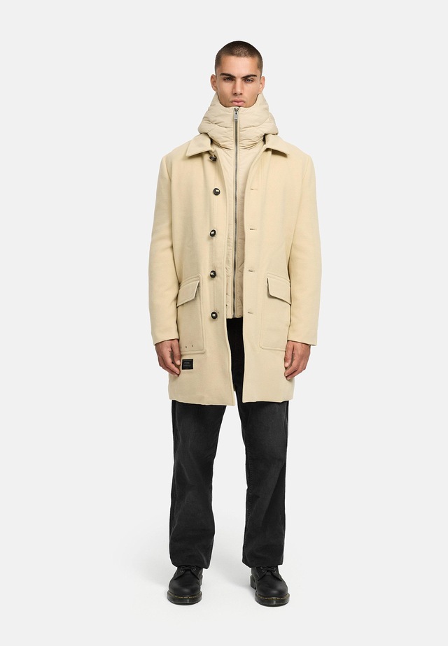 Stone Harbour Trenchcoat »Thiagoo XX« Kurzmantel in Wollmantel-Optik mit herausnehmbaren Inlay