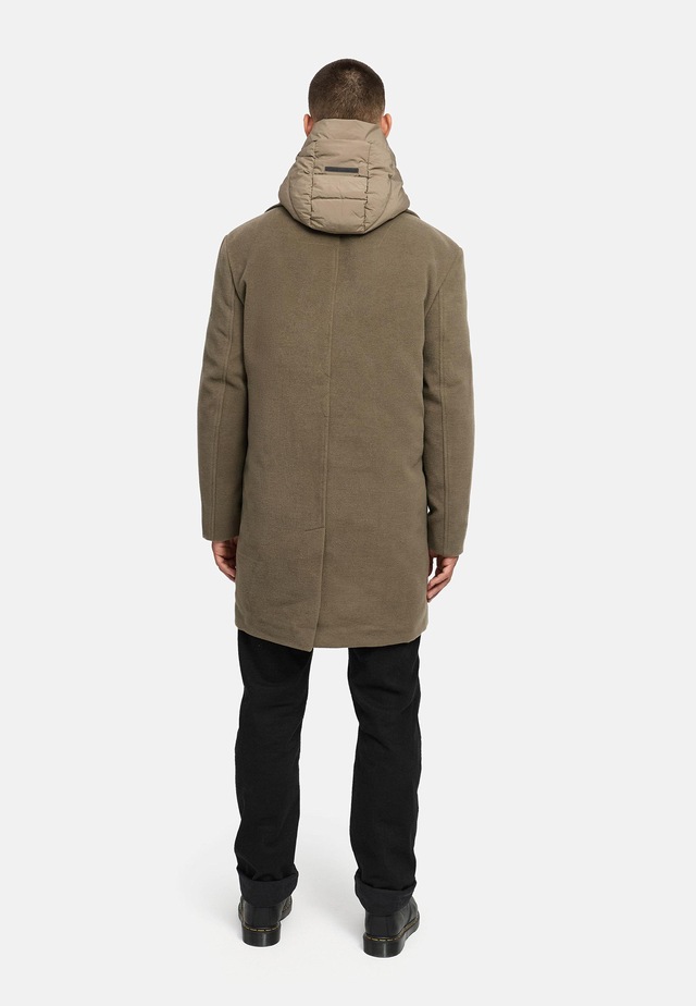 Stone Harbour Trenchcoat »Thiagoo XX« Kurzmantel in Wollmantel-Optik mit herausnehmbaren Inlay