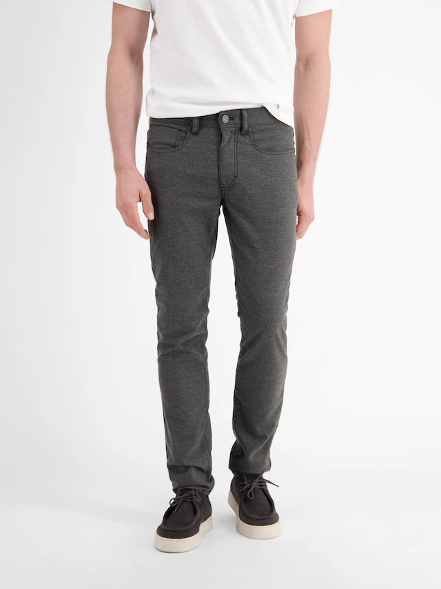 LERROS Chinohose »Herren Hose CONLIN in Wolloptik, SLIM FIT«