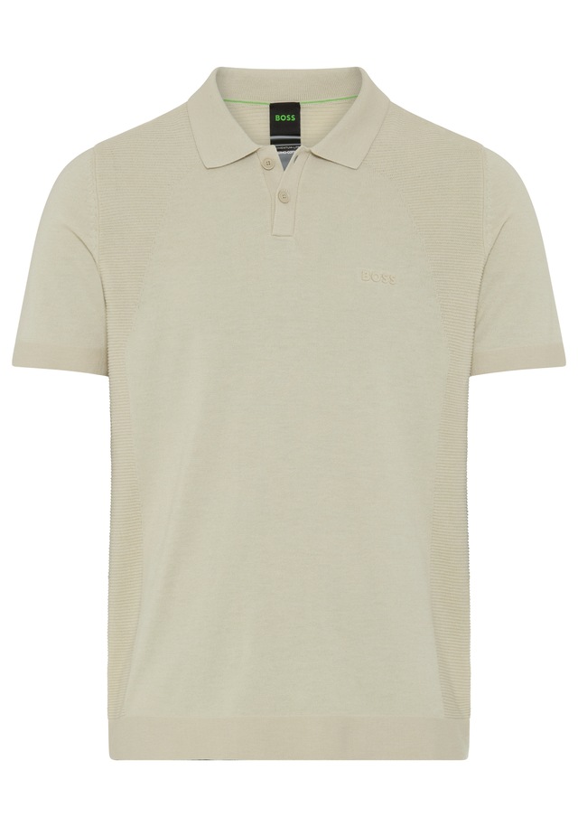 BOSS GREEN Kurzarmpullover »Momentum Lite PS« Polokragen, Baumwoll-Mix, Regular Fit