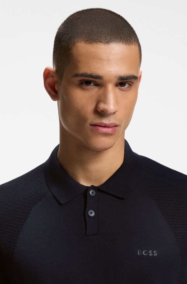 BOSS GREEN Kurzarmpullover »Momentum Lite PS« Polokragen, Baumwoll-Mix, Regular Fit
