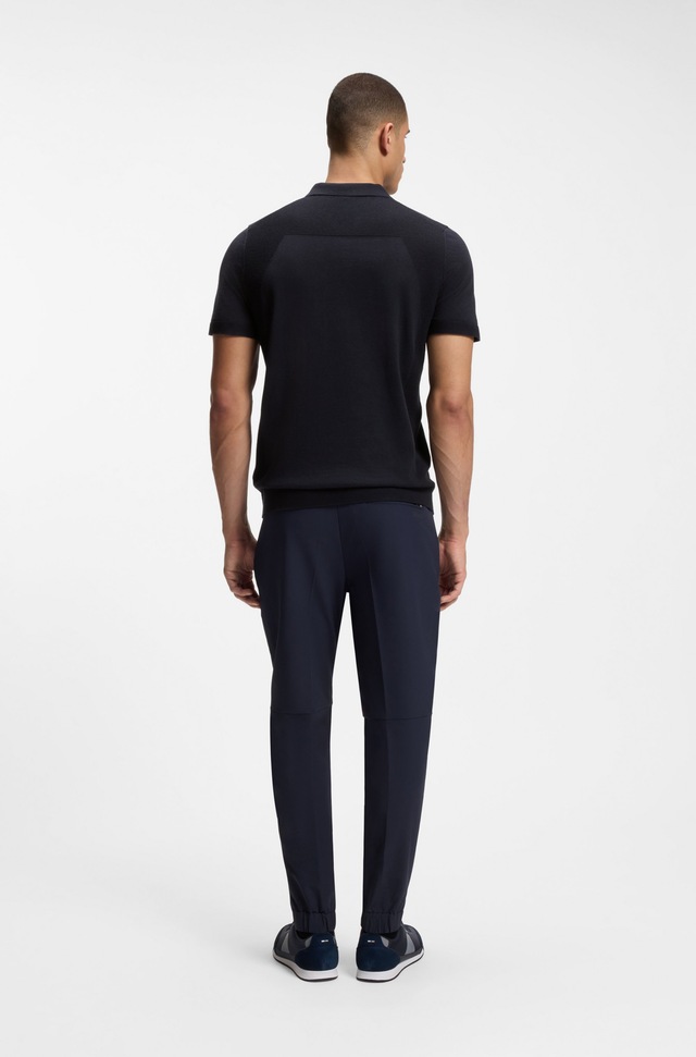 BOSS GREEN Kurzarmpullover »Momentum Lite PS« Polokragen, Baumwoll-Mix, Regular Fit