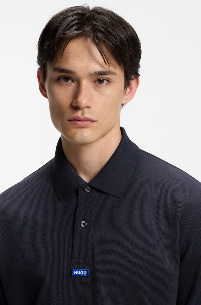 HUGO Poloshirt »Nolitos« Polokragen, Loose Fit, reine Baumwolle