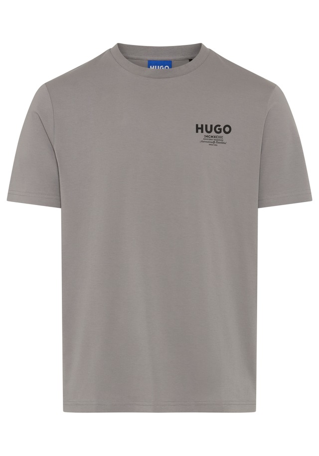 HUGO T-Shirt »Nesptee« Rundhalsausschnitt, Regular Fit, reine Baumwolle