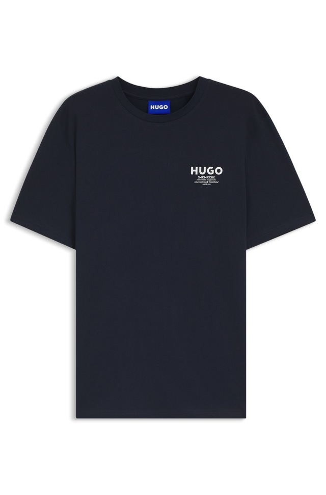 HUGO T-Shirt »Nesptee« Rundhalsausschnitt, Regular Fit, reine Baumwolle