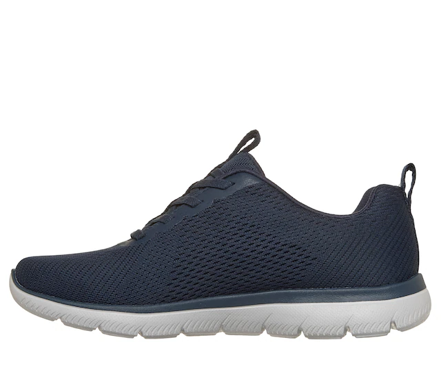 Skechers Slip-On Sneaker »SUMMITS« Schlupfschuh, Halbschuh, Freizeitschuh mit elastischen Schnürsenkeln