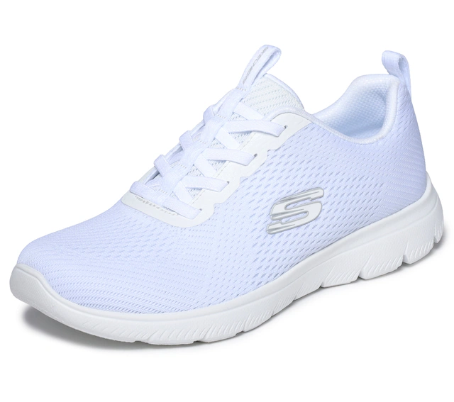 Skechers Slip-On Sneaker »SUMMITS« Schlupfschuh, Halbschuh, Freizeitschuh mit elastischen Schnürsenkeln