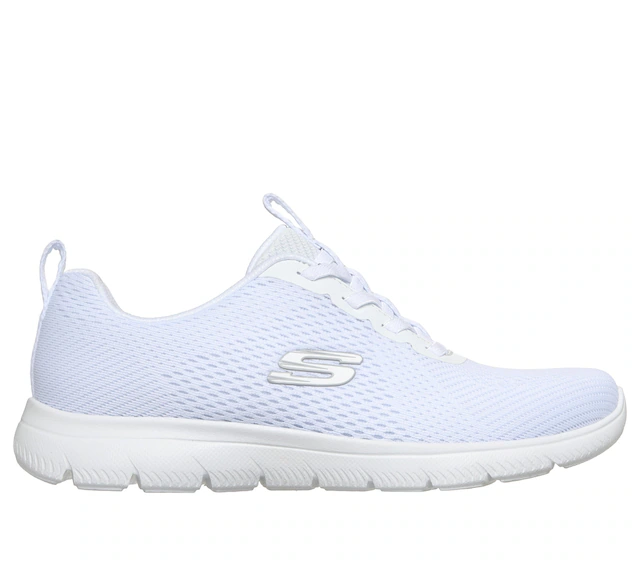 Skechers Slip-On Sneaker »SUMMITS« Schlupfschuh, Halbschuh, Freizeitschuh mit elastischen Schnürsenkeln