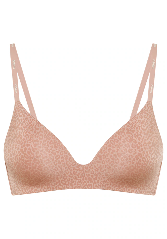 HUGO Underwear Bralette-BH »SHADOW« aus Stretch-Jersey mit Leoparden-Print