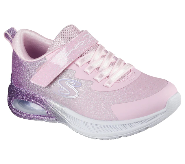 Skechers Sneaker »MICROSPEC MAX ADVANCE« Klettschuh mit Glitter, Grössenschablone zum Download