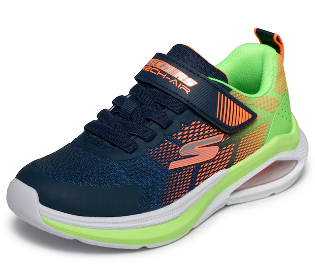 Skechers Sneaker »MICROSPEC MAX VELOCITY« Klettschuh, Freizeitschuh, Grössenschablone zum Download