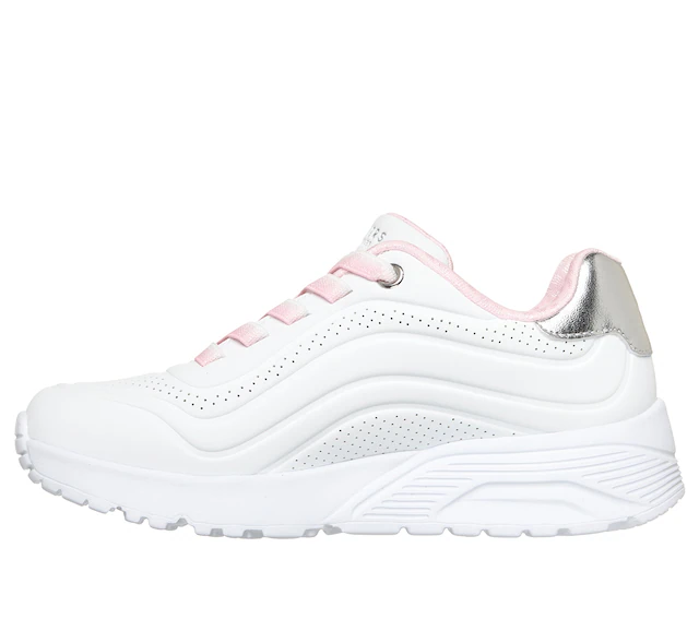Skechers Slip-On Sneaker »UNO LITE« Schnürschuh, Halbschuh, Keilabsatz, Grössenschablone zum Download